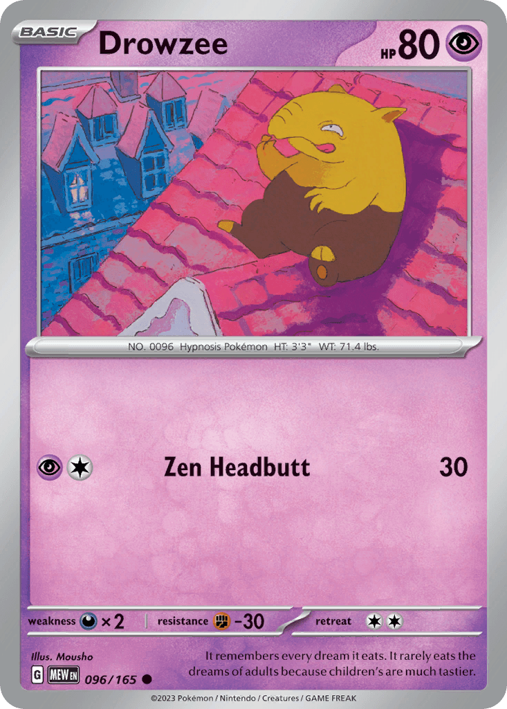 Drowzee 96/165