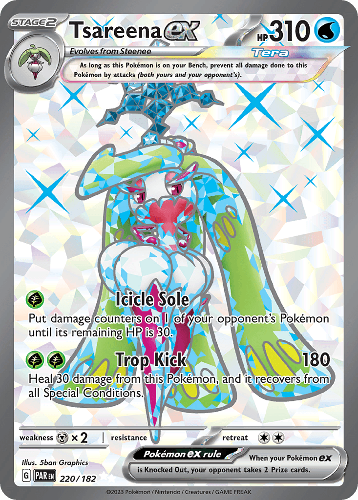 Tsareena ex 220/182