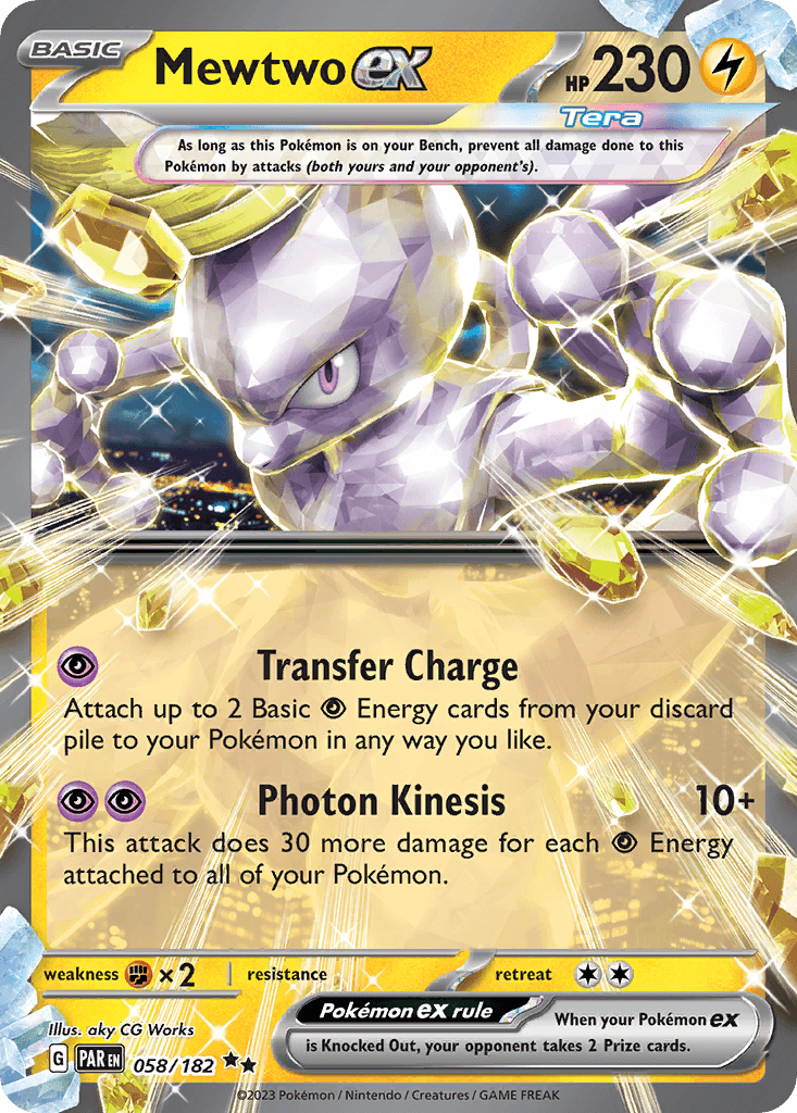 Mewtwo ex 58/182