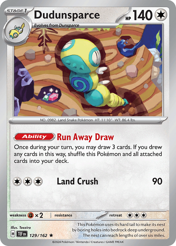 Dudunsparce 129/162