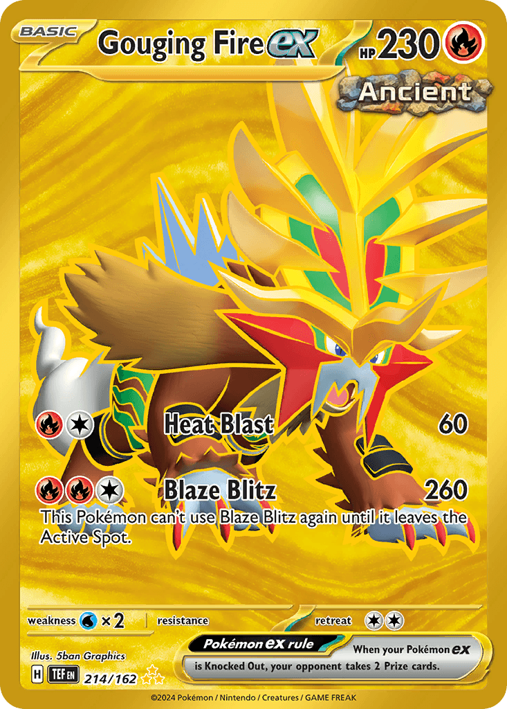 Gouging Fire ex 214/162