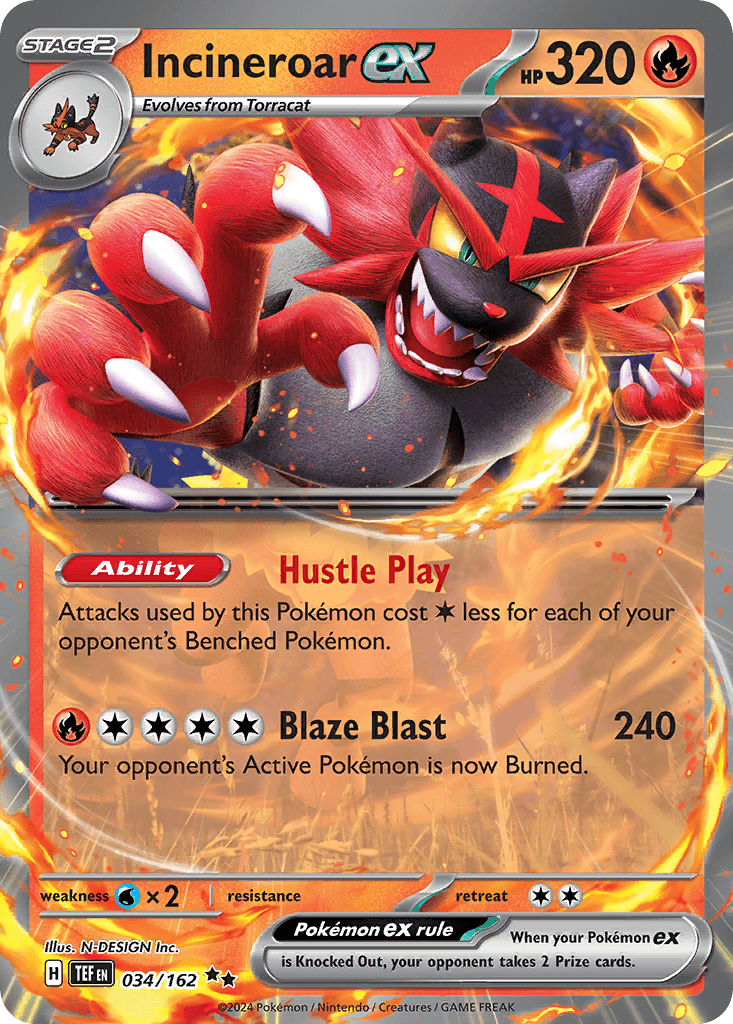 Incineroar ex 34/162