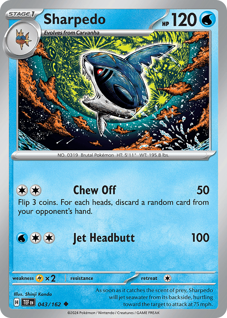 Sharpedo 43/162