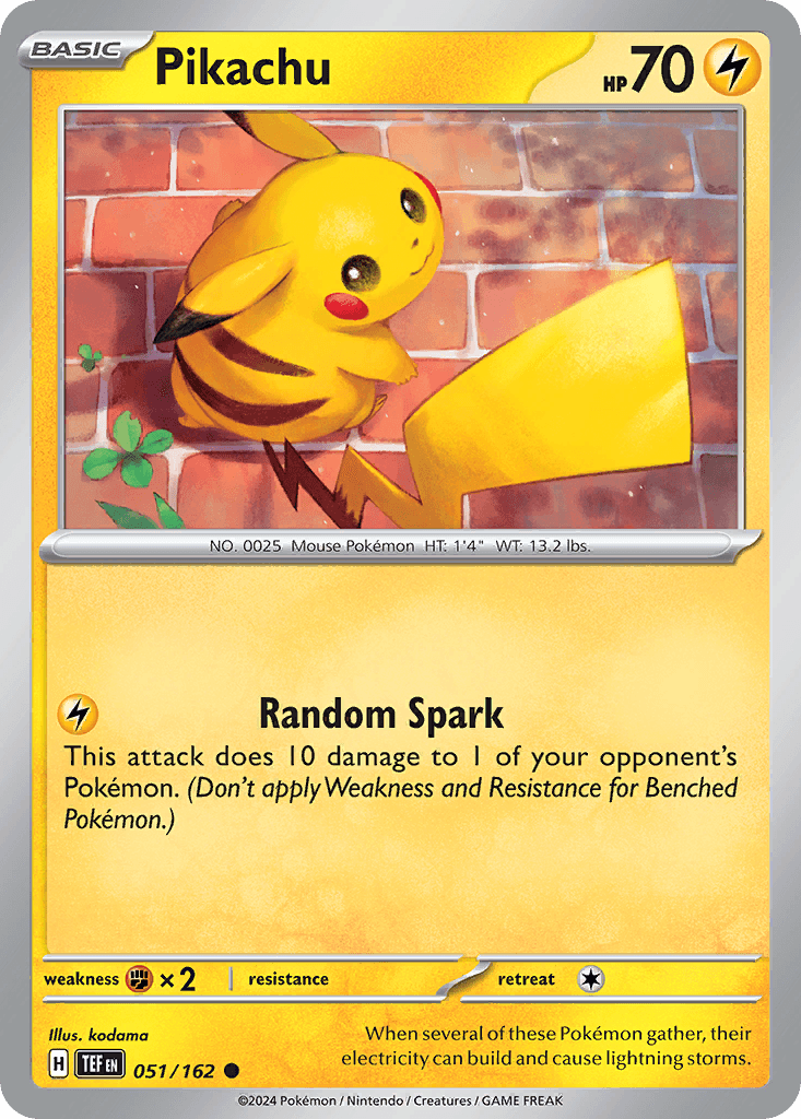 Pikachu 51/162