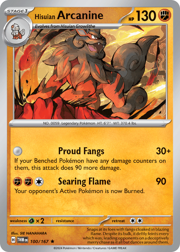 Hisuian Arcanine 100/167