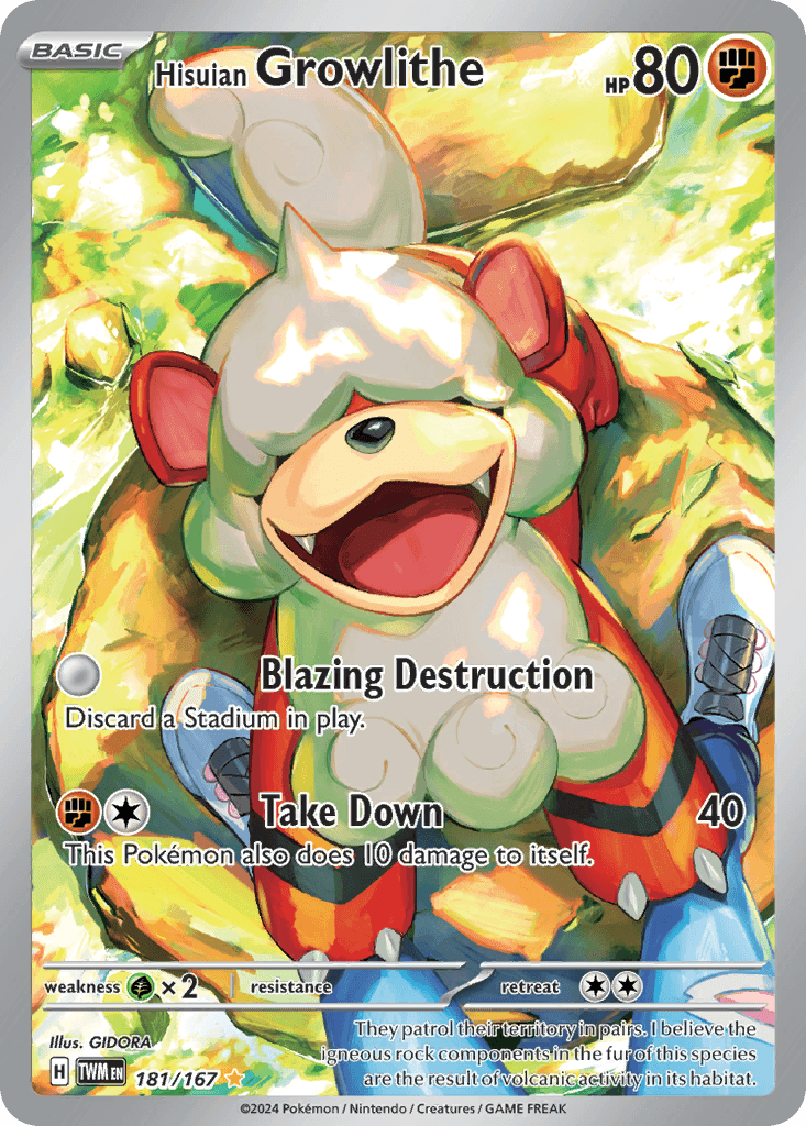 Hisuian Growlithe 181/167