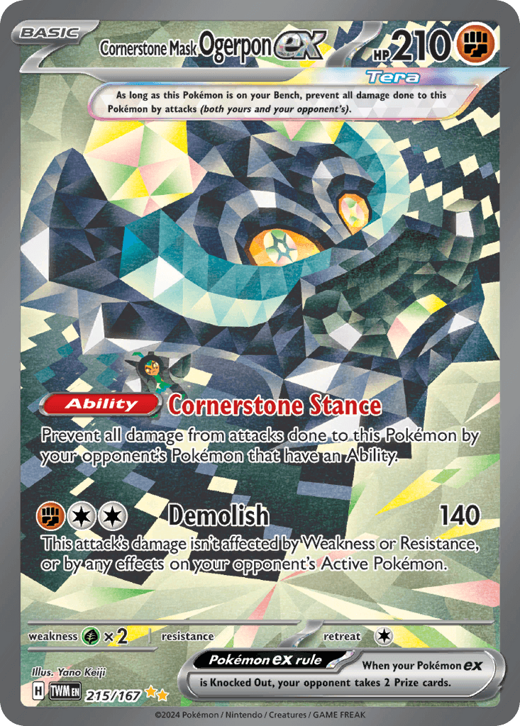 Cornerstone Mask Ogerpon ex 215/167