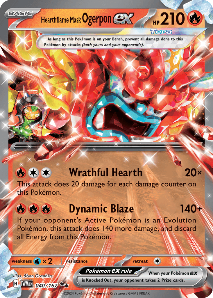 Hearthflame Mask Ogerpon ex 40/167