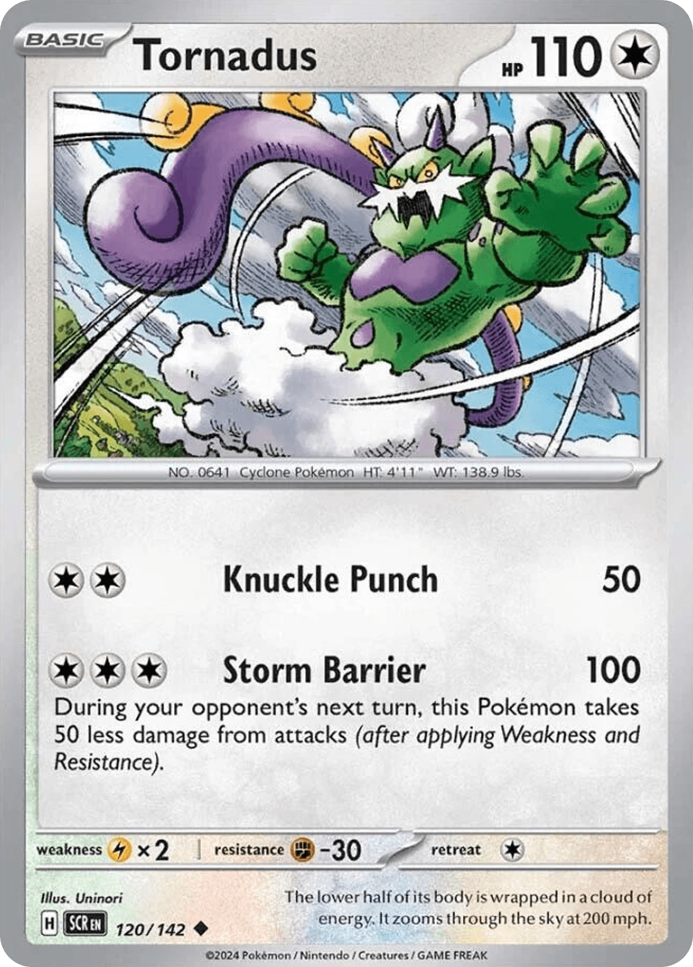 Tornadus 120/142