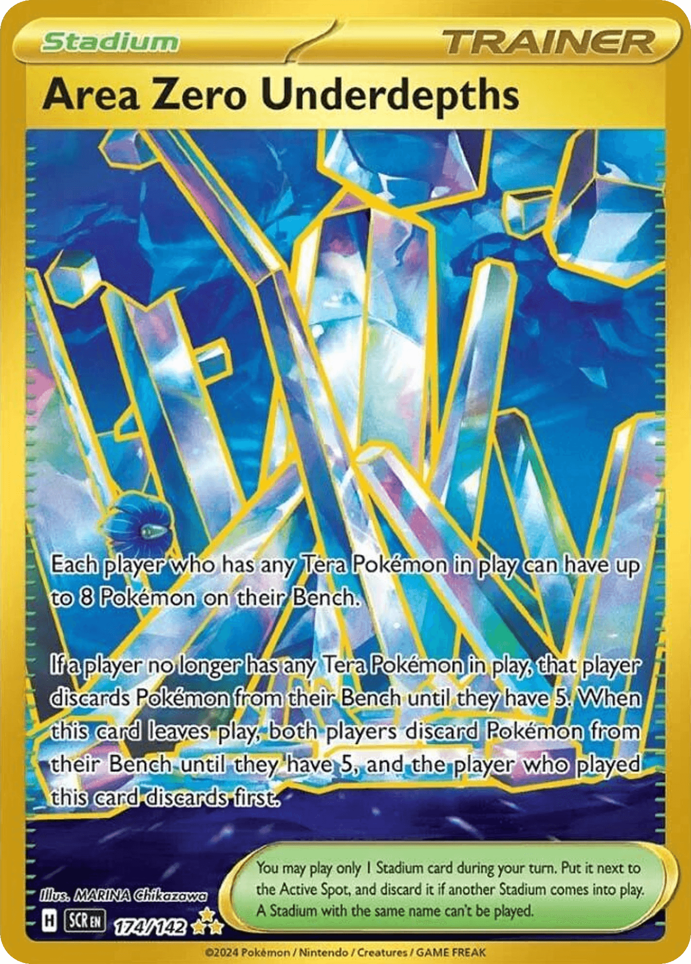 Area Zero Underdepths 174/142