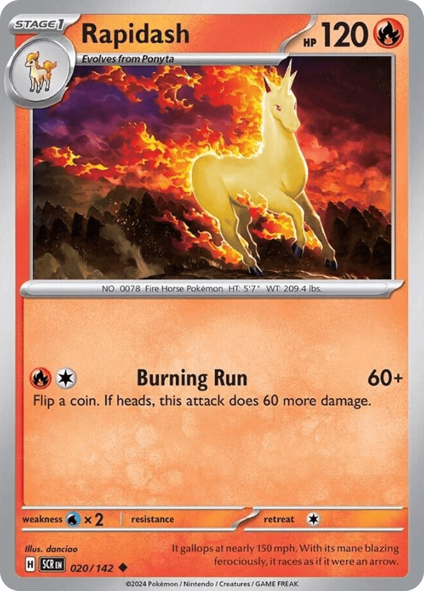 Rapidash 20/142