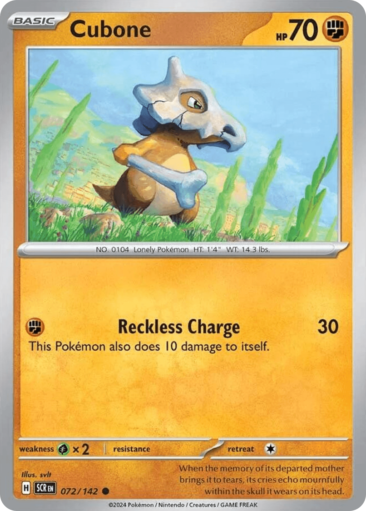 Cubone 72/142