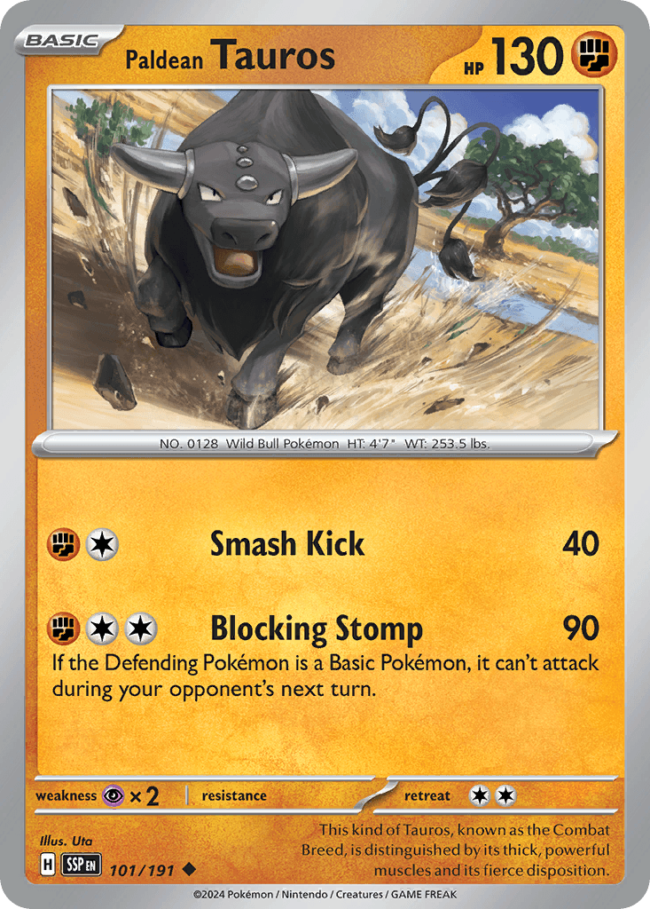 Paldean Tauros 101/191
