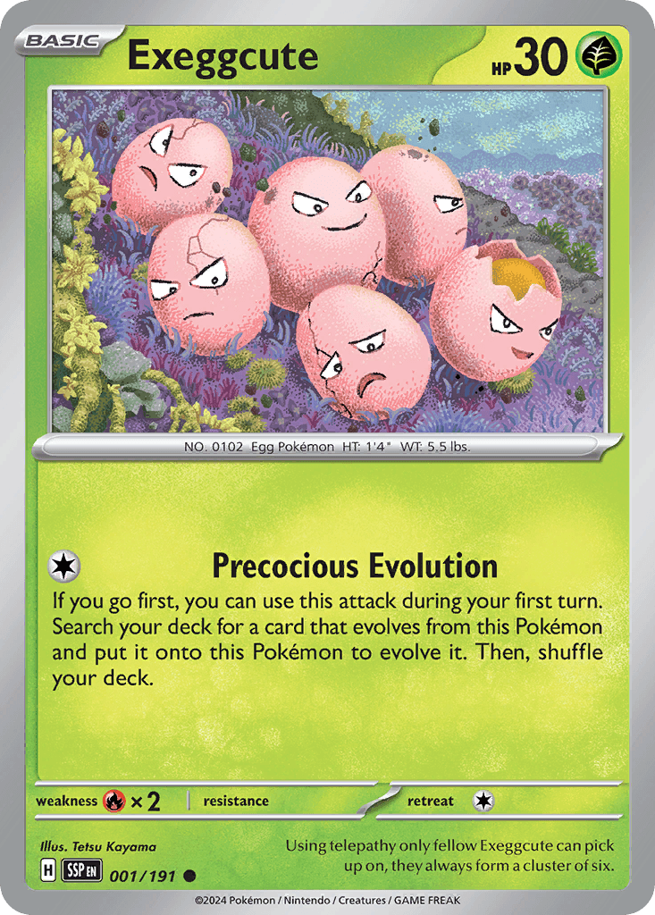 Exeggcute 1/191