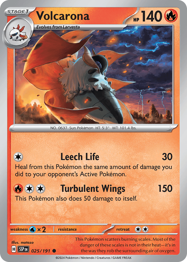 Volcarona 25/191