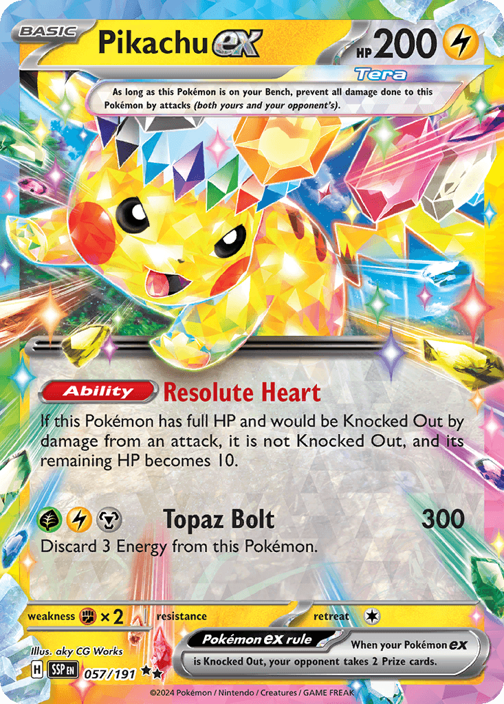 Pikachu ex 57/191