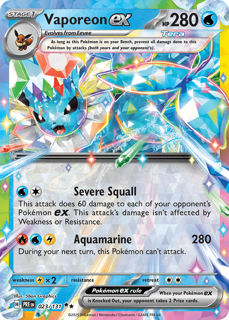 Vaporeon ex 23/131