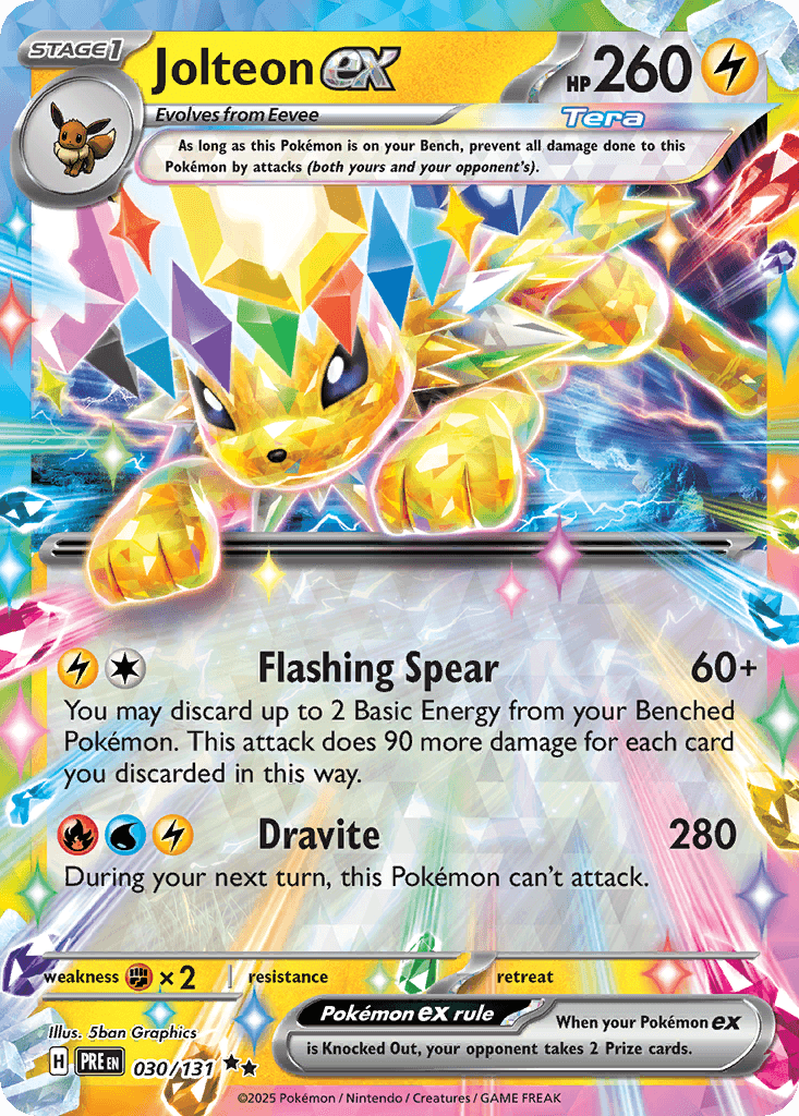 Jolteon ex 30/131