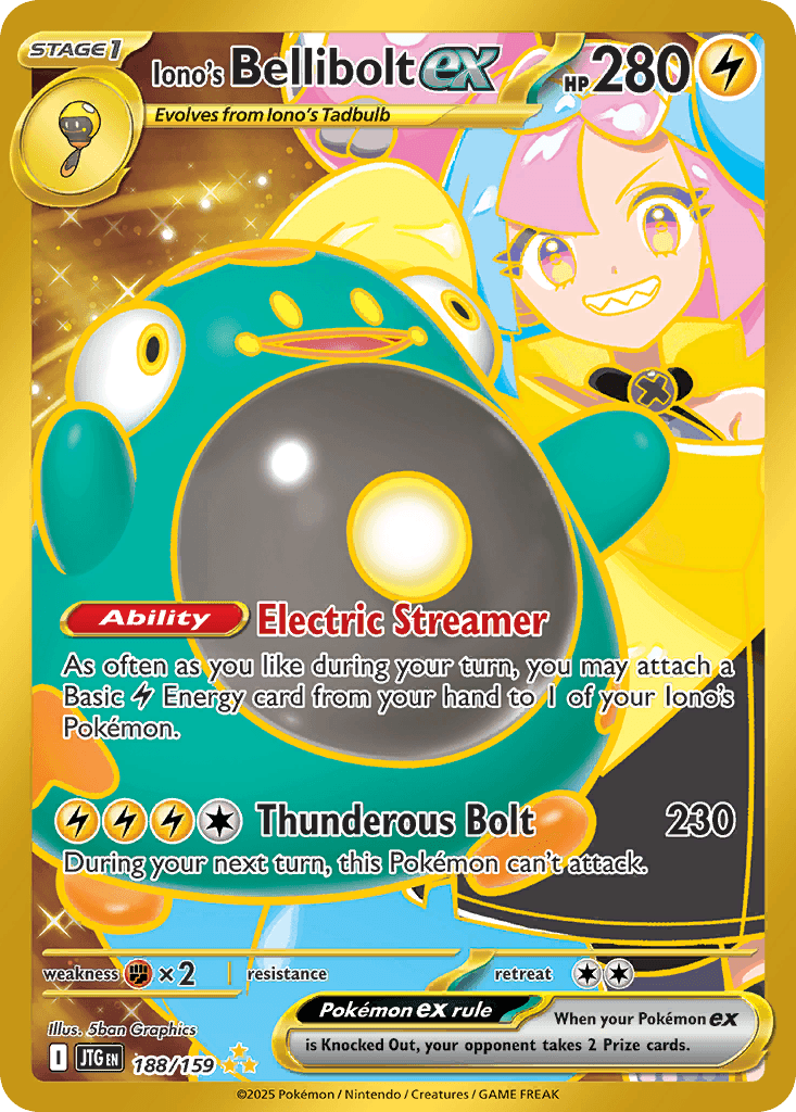 Iono's Bellibolt ex 188/159