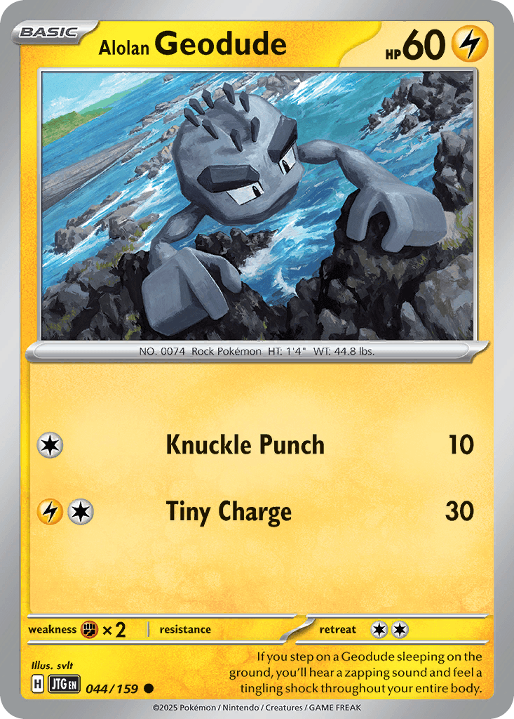 Alolan Geodude 44/159
