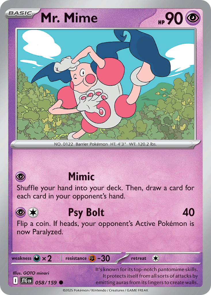 Mr. Mime 58/159