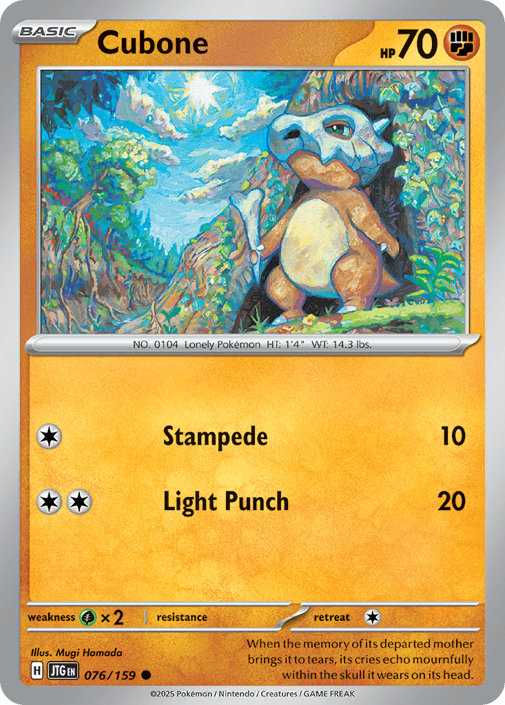 Cubone 76/159
