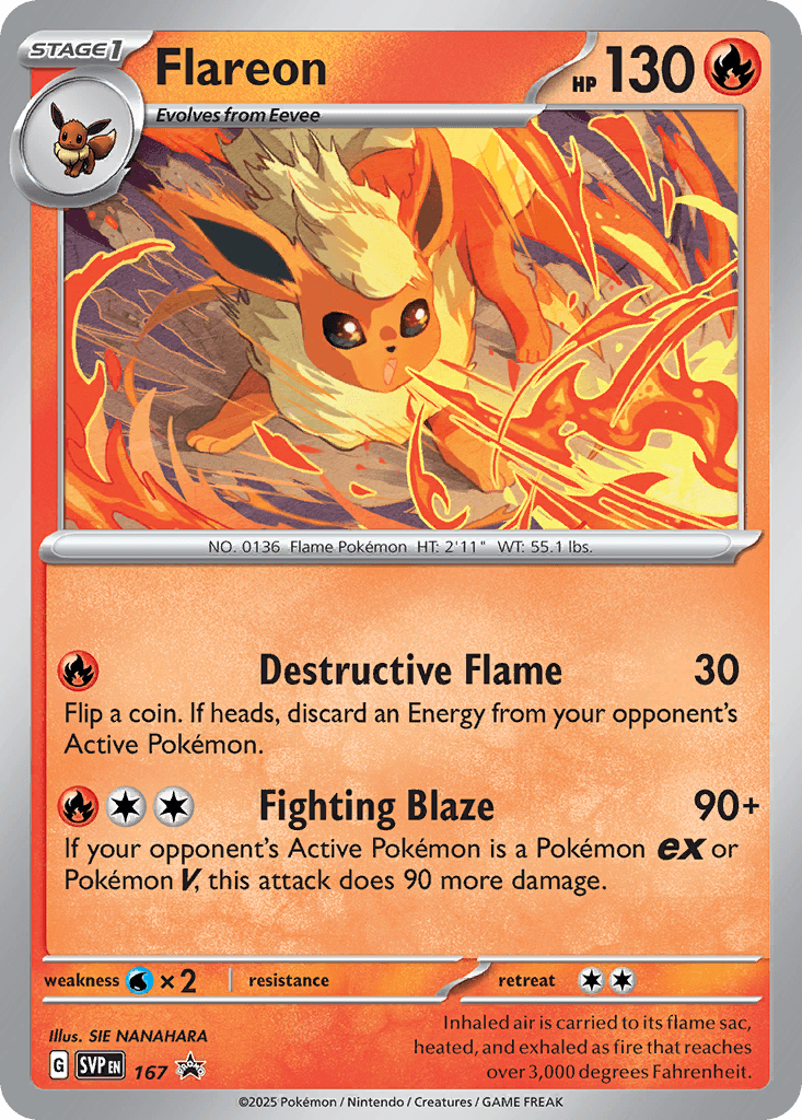Flareon 167/150