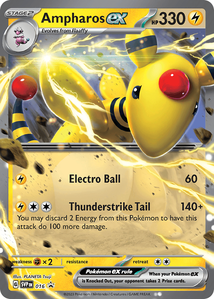 Ampharos ex 16/215