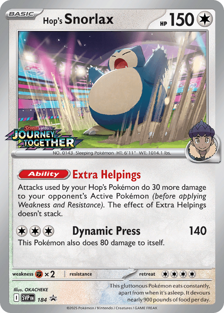 Hop's Snorlax 184/150