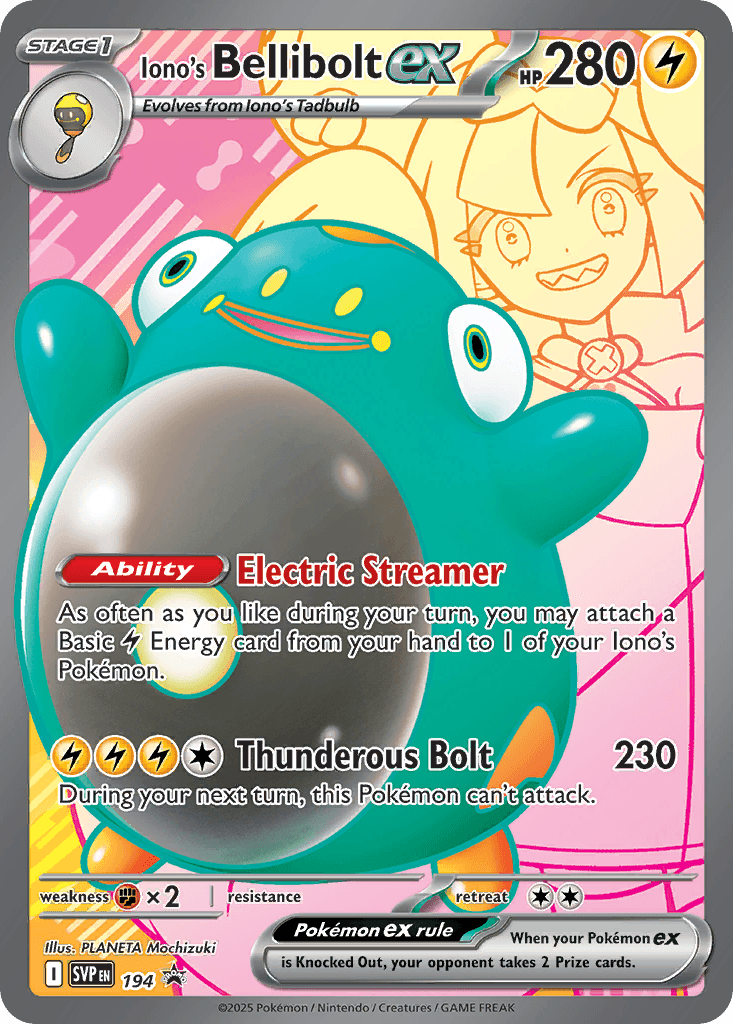 Iono's Bellibolt ex 194/150