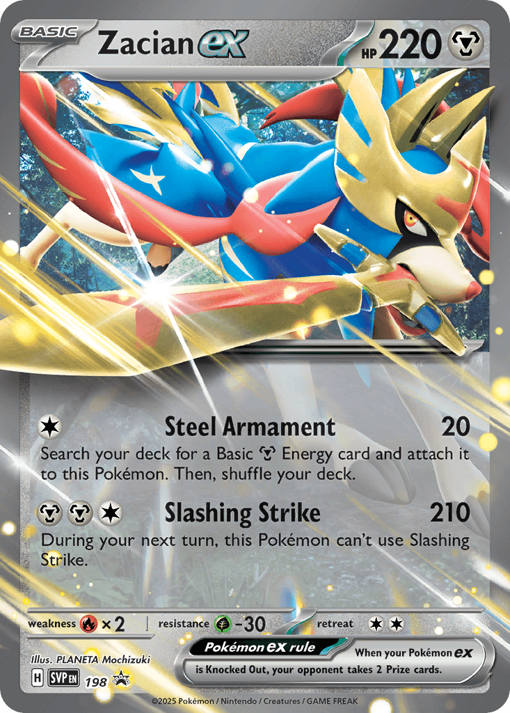 Zacian ex 198/150