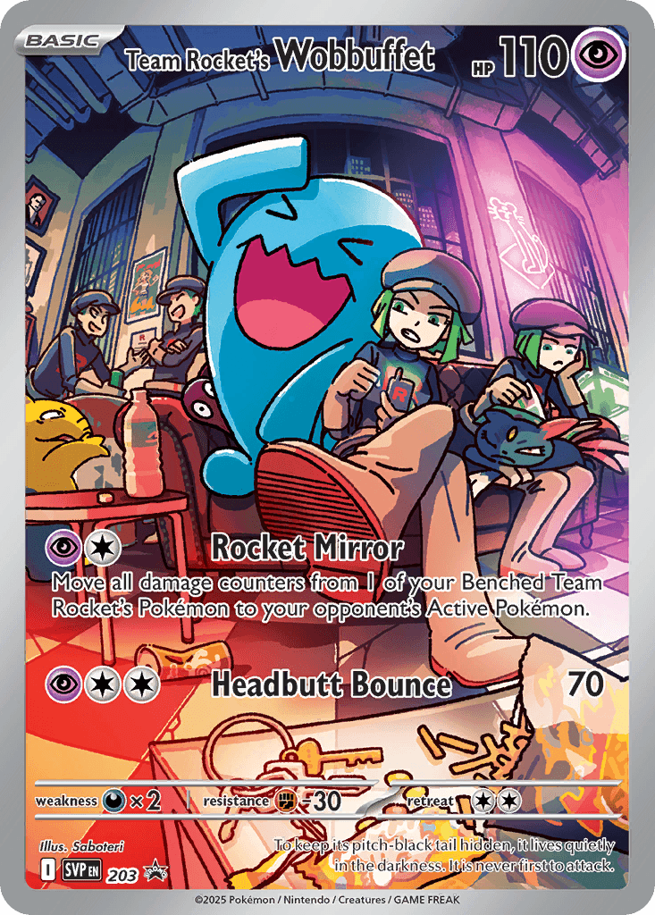 Team Rocket's Wobbuffet 203/150
