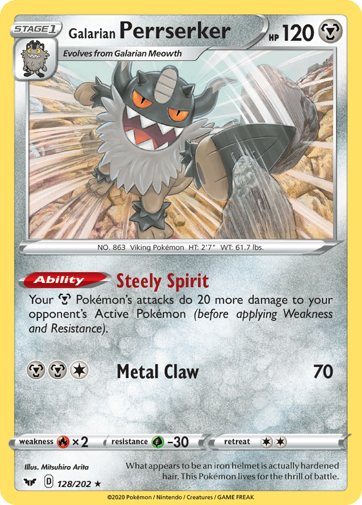 Galarian Perrserker 128/202