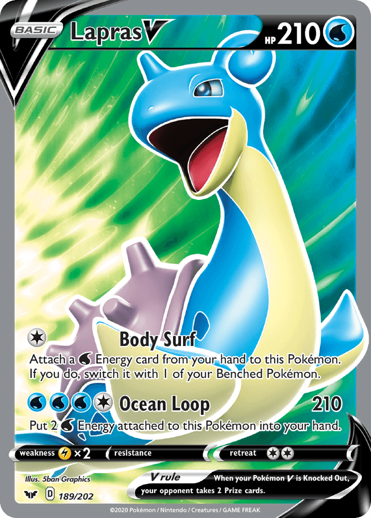 Lapras V 189/202