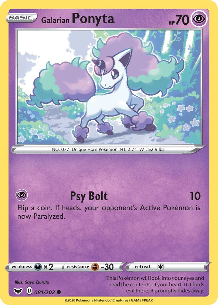 Galarian Ponyta 81/202