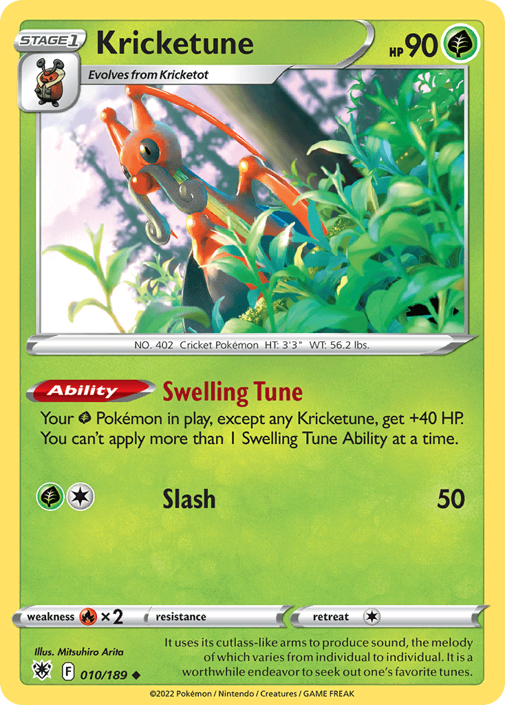Kricketune 10/189