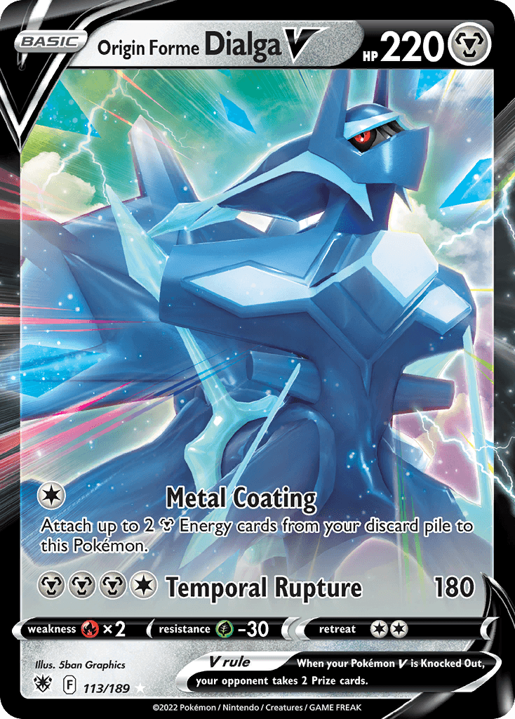 Origin Forme Dialga V 113/189