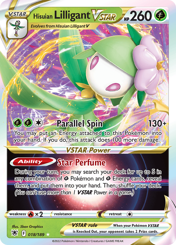 Hisuian Lilligant VSTAR 18/189