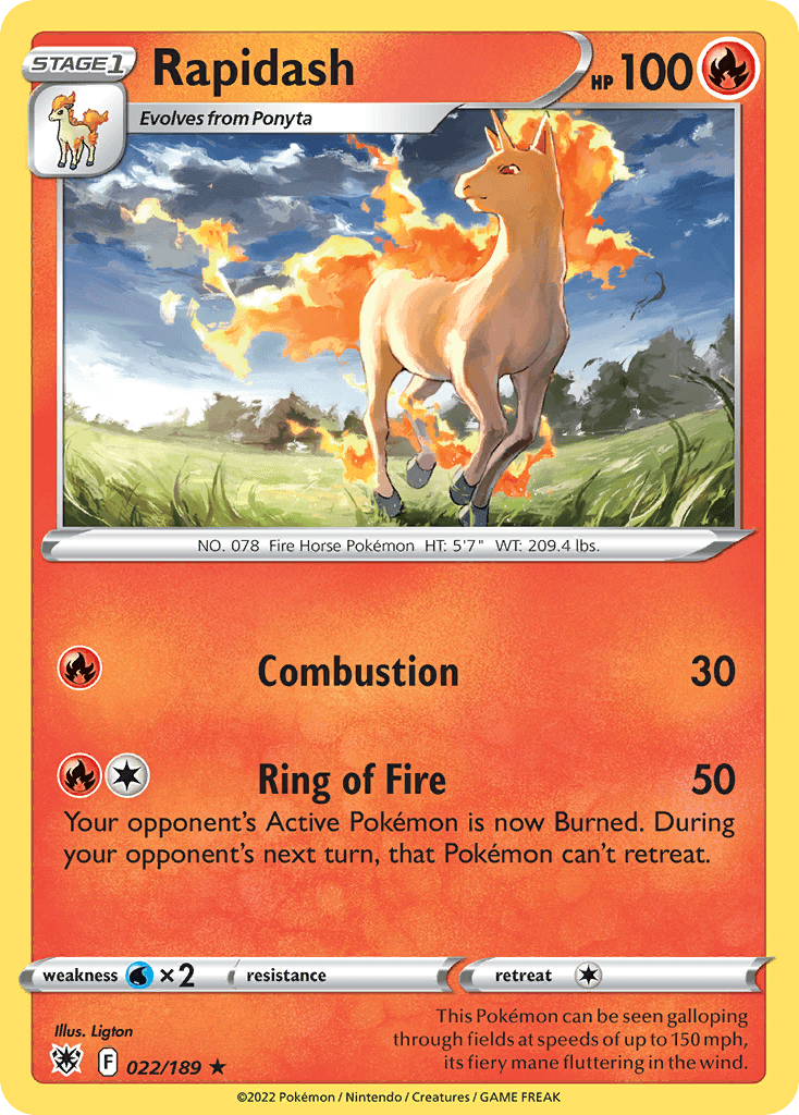 Rapidash 22/189