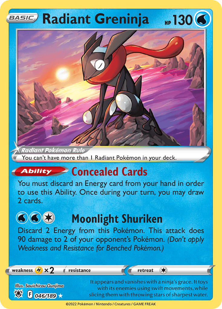 Radiant Greninja 46/189