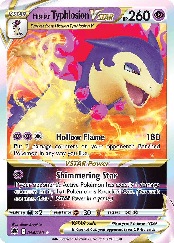Hisuian Typhlosion VSTAR 54/189