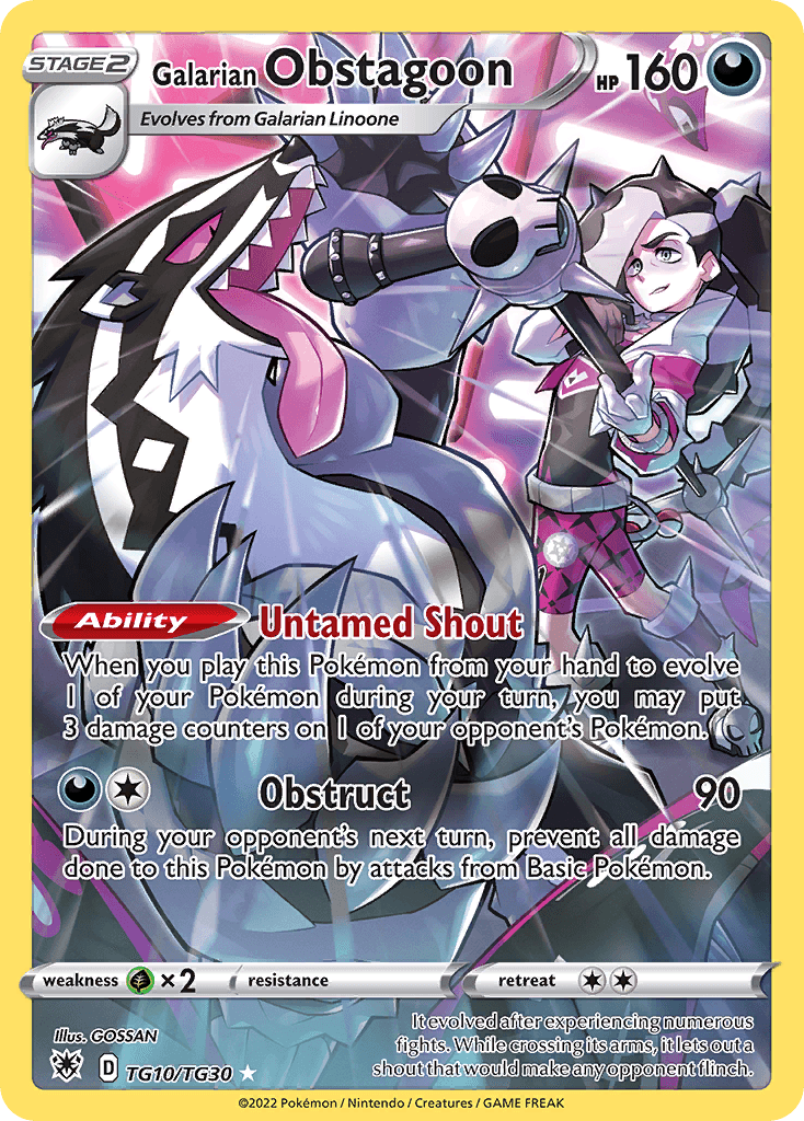 Galarian Obstagoon TG10/30