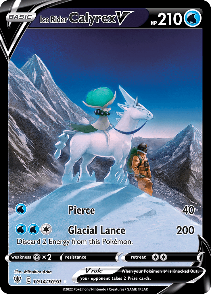 Ice Rider Calyrex V TG14/30