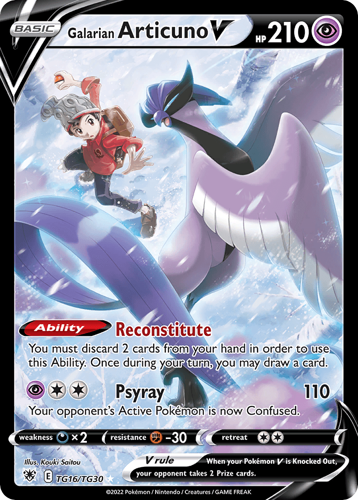 Galarian Articuno V TG16/30