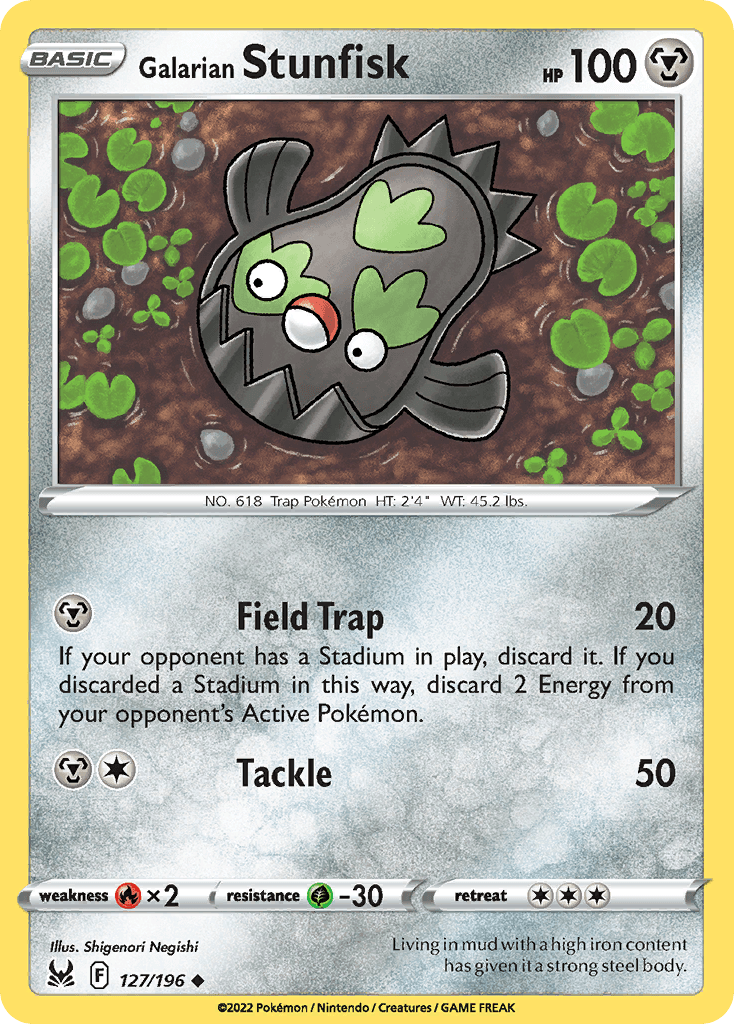 Galarian Stunfisk 127/196