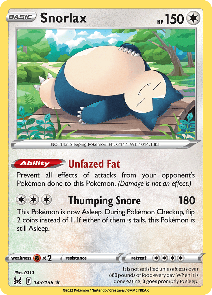 Snorlax 143/196
