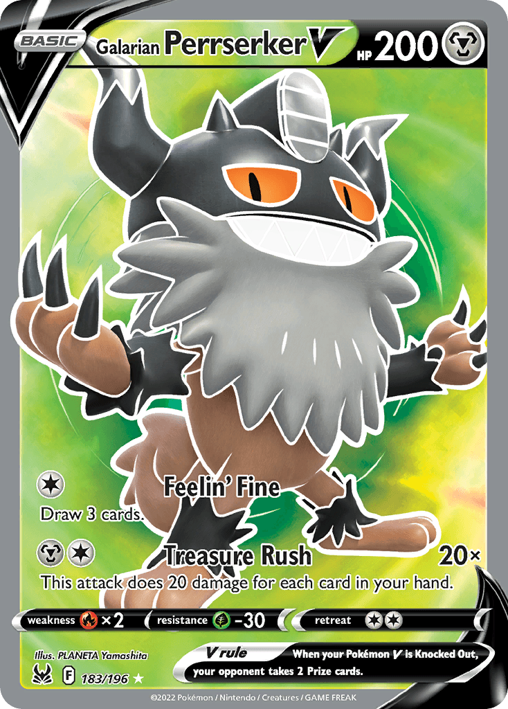 Galarian Perrserker V 183/196