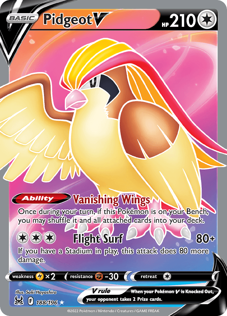 Pidgeot V 188/196
