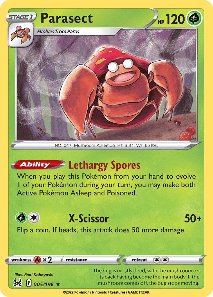 Parasect 5/196