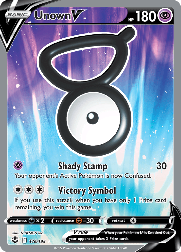 Unown V 176/195